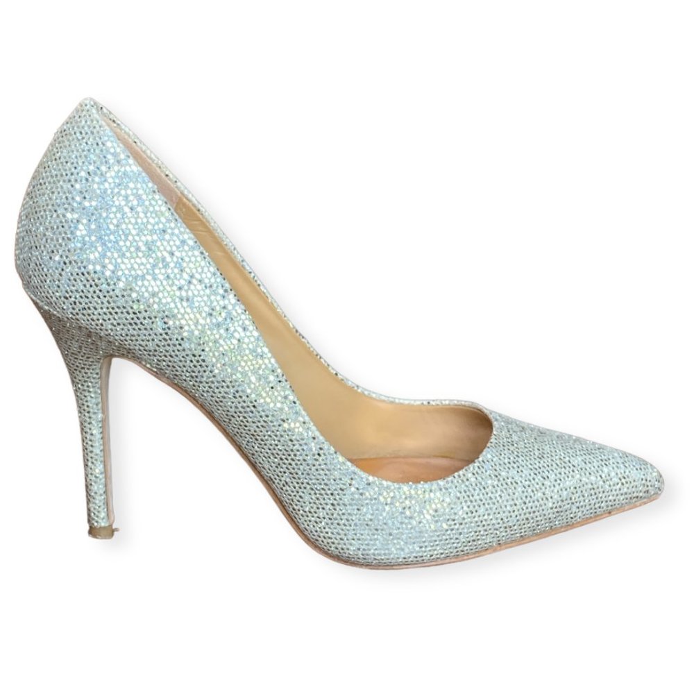 Badgley Mischka Ponder Glitter Pumps 6